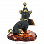 Статуэтка с янтарем "Собака с новогодней открыткой", фотография 3. Интернет-магазин ЛАВКА ПОДАРКОВ