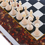 Янтарные шахматы-шашки-нарды "Монолит 2" 50х50 см, фотография 7. Интернет-магазин ЛАВКА ПОДАРКОВ