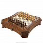 Шахматы деревянные резные в ларце "Восьмиугольные", фотография 1. Интернет-магазин ЛАВКА ПОДАРКОВ