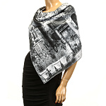 007109009 ПЛАТОК шелк 100% 89*89см ручной подшив в П/У