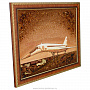Картина янтарная "Самолет" 30х40 см, фотография 2. Интернет-магазин ЛАВКА ПОДАРКОВ