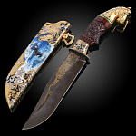  Златоуст НОЖ  "МУСТАНГ"голова ,эмаль