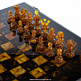 Шахматы янтарные "Африка", фотография 4. Интернет-магазин ЛАВКА ПОДАРКОВ
