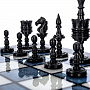 Шахматы с перламутром и фигурами из кости 45х45 см, фотография 1. Интернет-магазин ЛАВКА ПОДАРКОВ