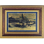 0039044/50*40см КАРТИНА сус.золото ЛУБЯНСКАЯ ПЛОЩАДЬ  (Старая Москва)