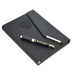 Подарочный набор с ежедневником и ручкой "Герб РФ"