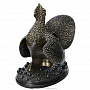 Скульптура "Глухарь" темный натуральное дерево, фотография 1. Интернет-магазин ЛАВКА ПОДАРКОВ