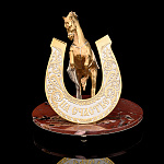 0035341 Златоуст Сувенир ПОДКОВА "На счастье" (яшма)