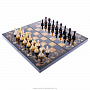 Шахматы с инкрустацией и фигурами из янтаря "Олива" 56х56 см, фотография 1. Интернет-магазин ЛАВКА ПОДАРКОВ