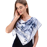 007108907 ПЛАТОК шелк 100% 89*89см ручной подшив в П/У