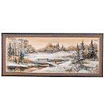 Картина на бересте "Мостик" 25х65 см