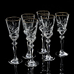 0049230/10794-8159 Набор рюмок отв.зол, 80 г, 900/43-лотос