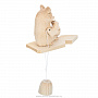 Богородская деревянная игрушка "Медведь с самоваром", фотография 5. Интернет-магазин ЛАВКА ПОДАРКОВ