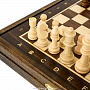 Шахматный ларец с деревянными фигурами 35х35 см, фотография 3. Интернет-магазин ЛАВКА ПОДАРКОВ