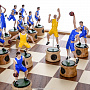 Шахматы деревянные с металлическими фигурами "Баскетбол" 47х47 см, фотография 8. Интернет-магазин ЛАВКА ПОДАРКОВ