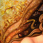 Картина янтарная "Красавица" 30х40 см, фотография 3. Интернет-магазин ЛАВКА ПОДАРКОВ