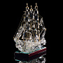 Скульптура из хрусталя "Корабль", фотография 2. Интернет-магазин ЛАВКА ПОДАРКОВ