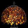 Настольная лампа из янтаря и бронзы. Высота 42 см, фотография 2. Интернет-магазин ЛАВКА ПОДАРКОВ