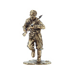 0068946 Бронза Статуэтка Солдатик ок.5см