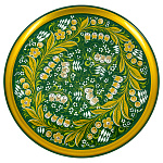 200163 Хохлома ПАННО-ТАРЕЛКА ЛАНДЫШИ 300*21  18060300021