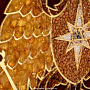 Панно янтарное "Герб МЧС" 33х39 см, фотография 4. Интернет-магазин ЛАВКА ПОДАРКОВ