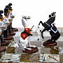 Шахматы стеклянные "Аустерлиц" с фигурами из олова 32х32 см, фотография 3. Интернет-магазин ЛАВКА ПОДАРКОВ
