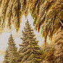 Картина янтарная "Лесное озеро" 30х40 см, фотография 10. Интернет-магазин ЛАВКА ПОДАРКОВ