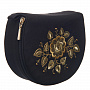 Косметичка "Чародей". Черная с золотой вышивкой, фотография 4. Интернет-магазин ЛАВКА ПОДАРКОВ