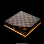 Шахматы в ларце с инкрустацией из янтаря и янтарными фигурами, фотография 3. Интернет-магазин ЛАВКА ПОДАРКОВ