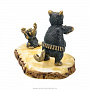 Статуэтка с янтарем "Кот стреляет в мышку", фотография 6. Интернет-магазин ЛАВКА ПОДАРКОВ