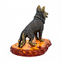 Статуэтка с янтарем "Собака Овчарка", фотография 5. Интернет-магазин ЛАВКА ПОДАРКОВ