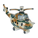 0076810 Гжель ЧАЙНИК ВЕРТОЛЕТ цветной в г/к