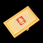 Визитница карманная "Георгий Победоносец". Златоуст