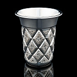 0055818 Серебро 875* СТАКАН  гравировка, 102,8гр 102,8