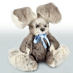  Нат.мех  Сувенир Игрушка "ЗАЯЦ" (мех кролика-рекс) 