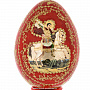 Пасхальное яйцо на подставке "Георгий Победоносец", фотография 2. Интернет-магазин ЛАВКА ПОДАРКОВ
