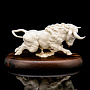 Скульптура из бивня мамонта "Свирепый бык", фотография 4. Интернет-магазин ЛАВКА ПОДАРКОВ
