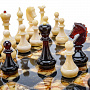 Шахматы с инкрустацией из янтаря и янтарными фигурами, фотография 6. Интернет-магазин ЛАВКА ПОДАРКОВ