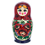 Матрешка "Цветы" 12 мест, фотография 2. Интернет-магазин ЛАВКА ПОДАРКОВ
