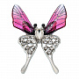 Брошь со стразами "Бабочка", фотография 3. Интернет-магазин ЛАВКА ПОДАРКОВ