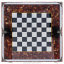 Янтарные шахматы-шашки-нарды "Монолит 2" 50х50 см, фотография 4. Интернет-магазин ЛАВКА ПОДАРКОВ