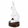Скульптура из натурального камня "Кролик на пне". Ангидрид, фотография 6. Интернет-магазин ЛАВКА ПОДАРКОВ