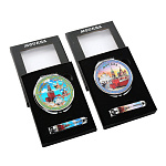 0027014 Сувенир Дорожный набор "МОСКВА": Зеркало+ КНИПСЕР для ногтей в ПУ 