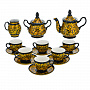 Чайный сервиз на 6 персон "Кудрина". Хохлома, фотография 8. Интернет-магазин ЛАВКА ПОДАРКОВ