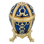 200140/Е06-26-11Традиции ФАБЕРЖЕ Сувенир ЯЙЦО Пасхальное малое"БУТОН РОЗЫ"