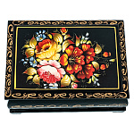 202946/5 ШКАТУЛКА ПРИНТ "ЦВЕТОЧНЫЕ МОТИВЫ",пионы,10*8*3,5 см