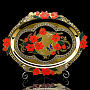 Златоуст Набор чайный "Маки" на  2 персоны, фотография 3. Интернет-магазин ЛАВКА ПОДАРКОВ