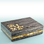 0023213/БС Янтарь ШКАТУЛКА "ЛУИЗА" в кейсе 28*22*7 (00000153)