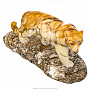 Скульптура из натурального камня "Тигр". Ангидрит, фотография 5. Интернет-магазин ЛАВКА ПОДАРКОВ