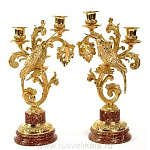 0011552/ФР-креноид Златоуст Канделябры "Колибри" 2шт.Креноид